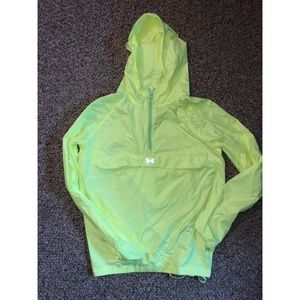 Under Armour lightweight rain pull over.